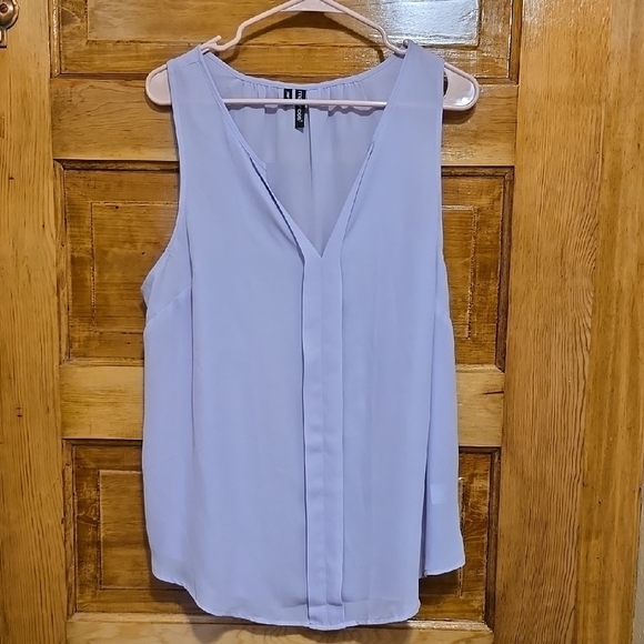 Maurices Purple Sleeveless Blouse with V-Neck size 1 - Picture 1 of 3